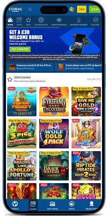 Coral Casino UK Mobile Coral Casino UK Mobile